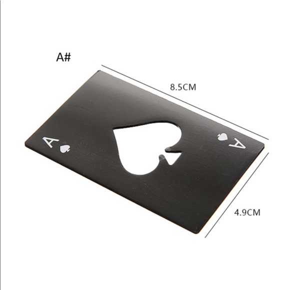NWOT | Poker Card Design Bottle Opener - Picture 3 of 4